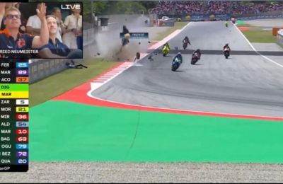 Moto GP: Σφοδρή σύγκρουση Μάρκεθ και Ακόστα στη Βαρκελώνη
