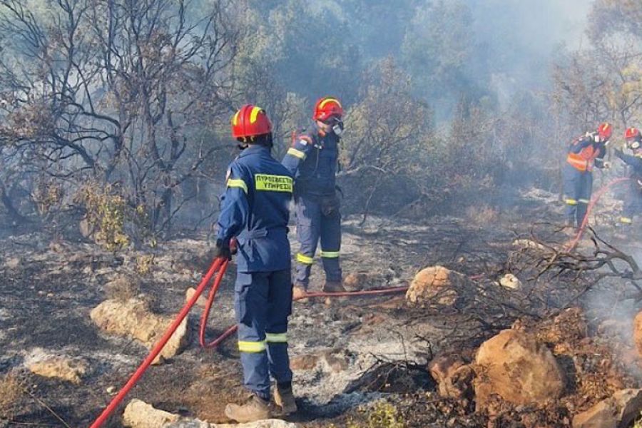 Συνεχίζει να επιχειρεί στην Πάρνηθα η κυπριακή αποστολή (Pics)