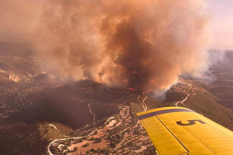 Διαχειρίσιμη η πυρκαγιά στην Άλασσα (Pics, Vid)