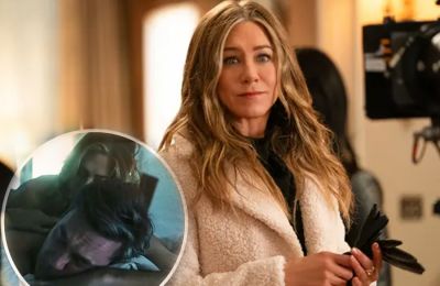 Jennifer Aniston in the second season of The Morning Show. Photograph: Erin Simkin/Apple TV+