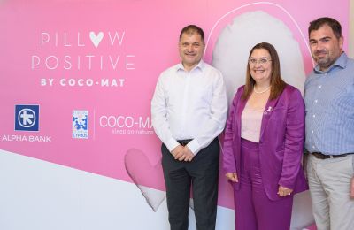 Alpha Bank Κύπρου και Europa Donna Κύπρου ενώνουν δυνάμεις με την COCO-MAT για το «The Pillow Positive Project»