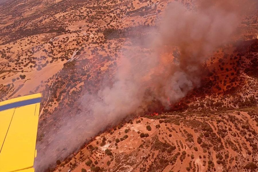 Εκτός ελέγχου η πυρκαγιά στη Λεμεσό