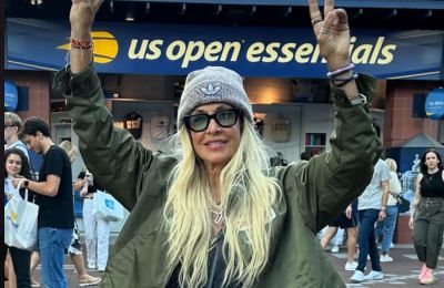 Απόλυτα ενθουσιασμένη στο US Open η Άννα Βίσση