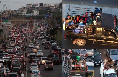 Τρόμος στο νότιο Λίβανο: Χιλιάδες άμαχοι εγκαταλείπουν τα σπίτια τους - ΦΩΤΟΣ