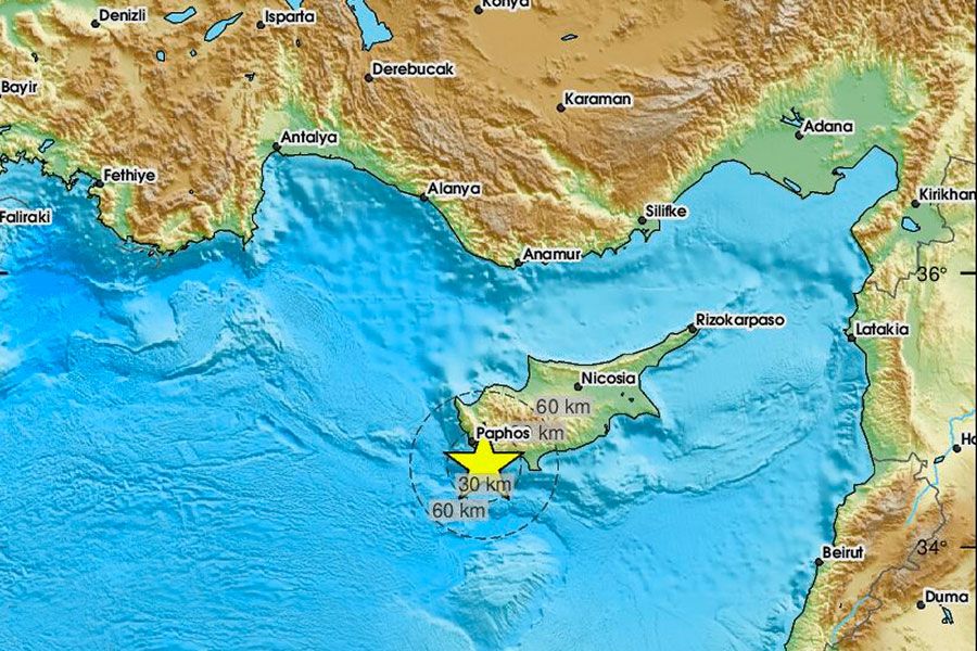 Ισχυρός σεισμός ταρακούνησε την Κύπρο – Σε ποιες περιοχές έγινε αισθητός