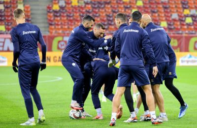 Προπόνηση στο National Arena Bucharest (pics)