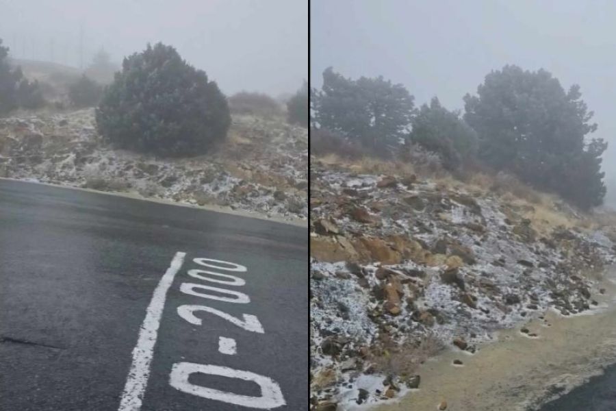 Έπεσαν τα πρώτα χιόνια στο Τρόοδος (ΒΙΝΤΕΟ)