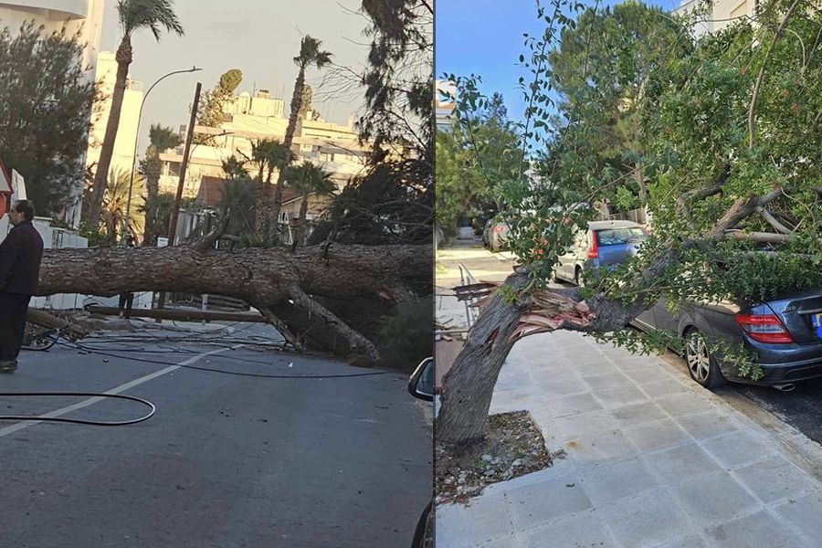 «Φύσηξε» προβλήματα από τους σφοδρούς ανέμους – Χωρίς ρεύμα περιοχές