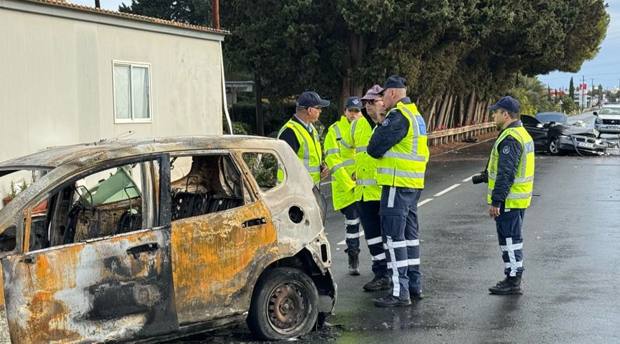 Φωτογραφία από την σκηνή του δυστυχήματος