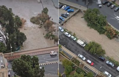 Από την έντονη βροχόπτωση της Δευτέρας (16/12), σημαντικές ποσότητες κατέληξαν στη θάλασσα, στο παραλιακό μέτωπο της Λεμεσού