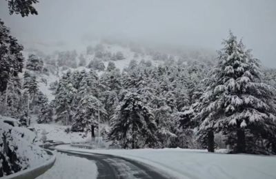 Υπέροχες εικόνες από το χιονισμένο Τρόοδος μέσα από ένα βίντεο που αξίζει να το παρακολουθήσει κανείς (Πηγή: Καιρόφιλοι Κύπρου)