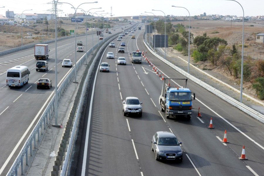 Κλειστή λωρίδα στον αυτοκινητόδρομο Λεμεσού-Λευκωσίας από τροχαίο