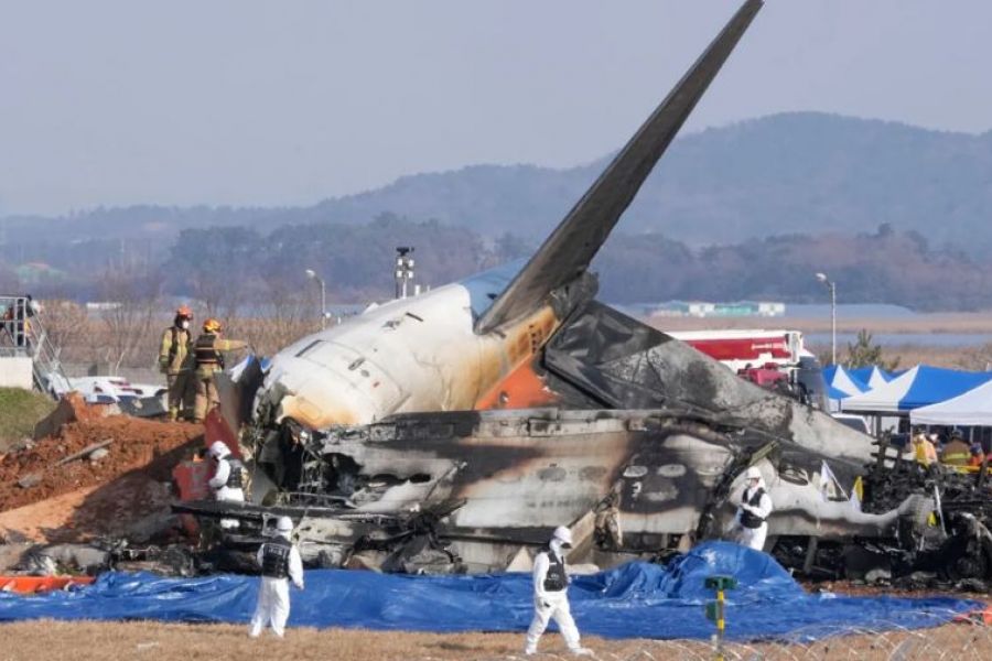 Στις ΗΠΑ το μαύρο κουτί του Boeing που συνετρίβη στη Νότια Κορέα