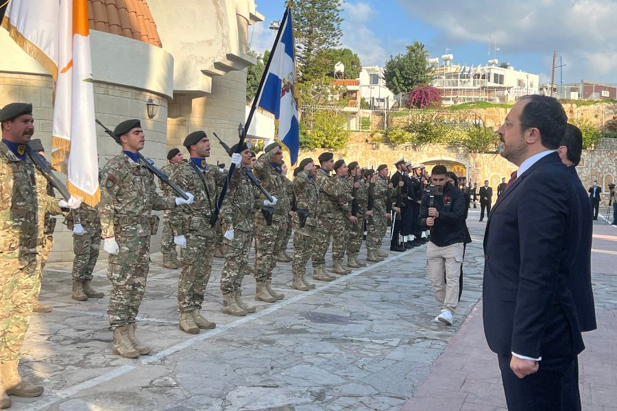 Θεοφάνια στην Αγία Νάπα: Μαζί με την Αννίτα ο πρόεδρος Χριστοδουλίδης