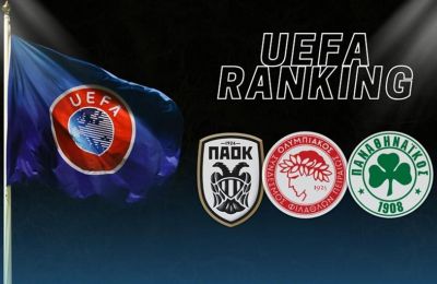 Βαθμολογία UEFA: Σε απόσταση αναπνοής από την 12η θέση η Ελλάδα