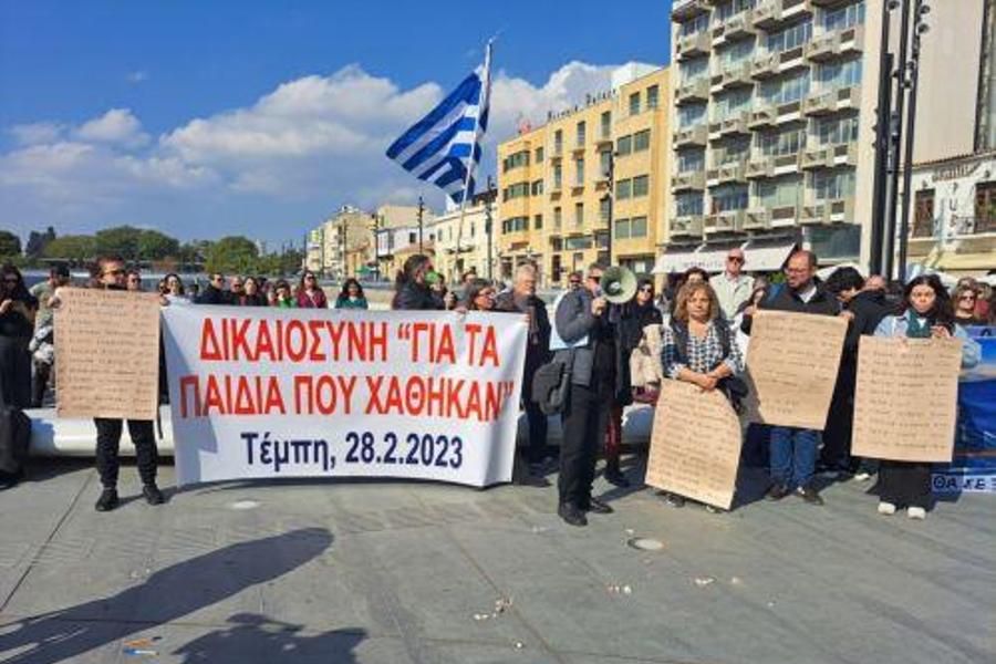 Πραγματοποιήθηκε στη Λευκωσία η διαμαρτυρία για το δυστύχημα στα Τέμπη