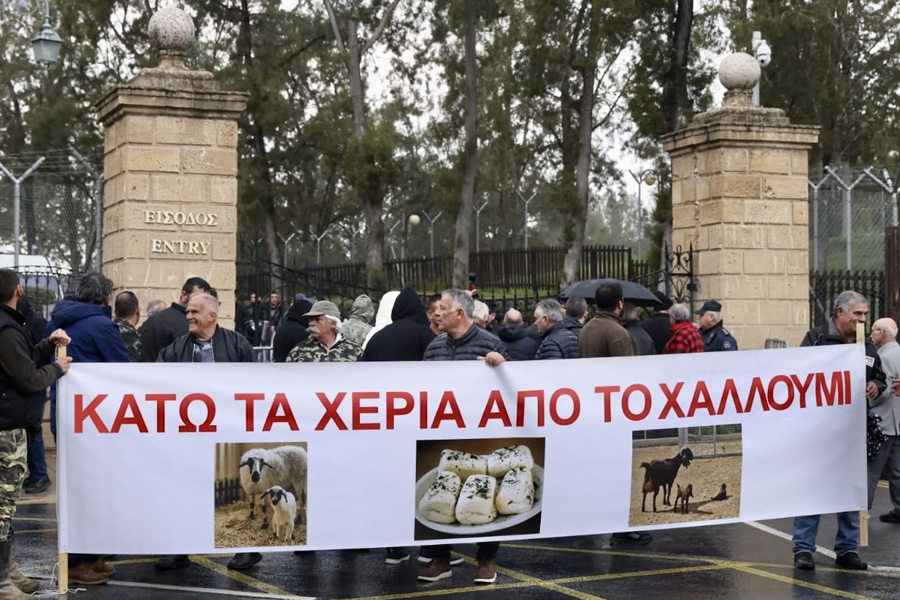 Πήγαν στο Προεδρικό – «Κάτω τα χέρια από το χαλλούμι» (ΦΩΤΟΣ), 24Sports & News