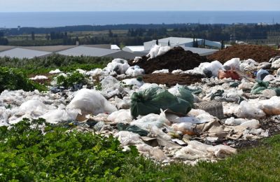 Η κατάσταση που επικρατεί στο Πράσινο Σημείο Αγίας Βαρβάρας στην Πάφο