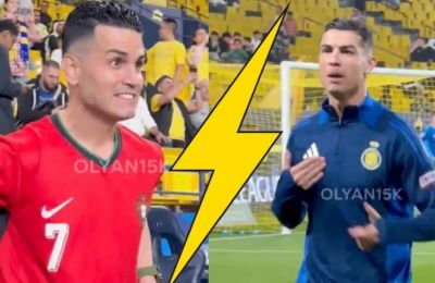 Έκανε διάλογο με τον σωσία του ο CR7! (vid)