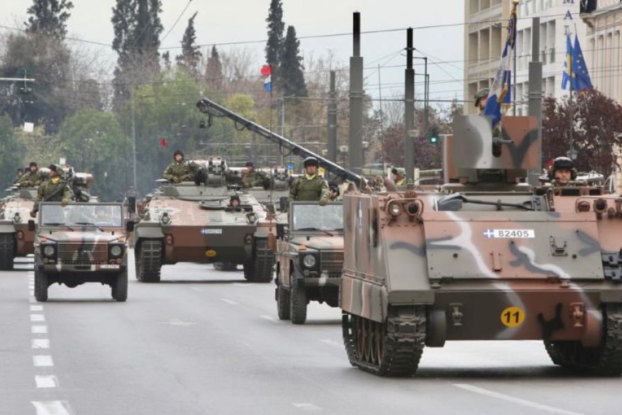 Live η στρατιωτική παρέλαση για την 25η Μαρτίου στην Αθήνα